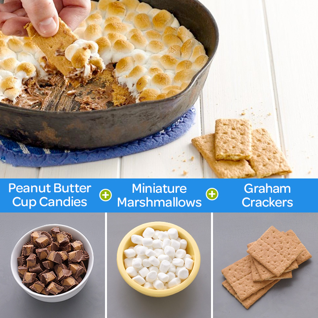 Peanut Butter Cup S'mores Dip