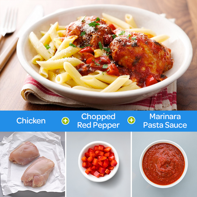 Slow-Cooker 3-Ingredient Italian Chicken