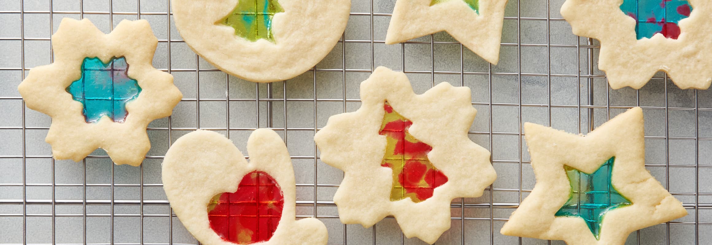 Easy Stained Glass Holiday Cookies