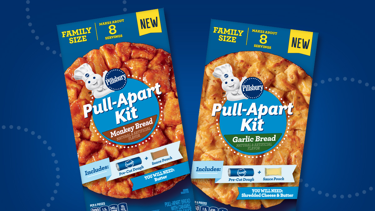 Pillsbury™ Monkey Bread Pull-Apart Kit; Pillsbury™ Garlic Bread Pull-Apart Kit