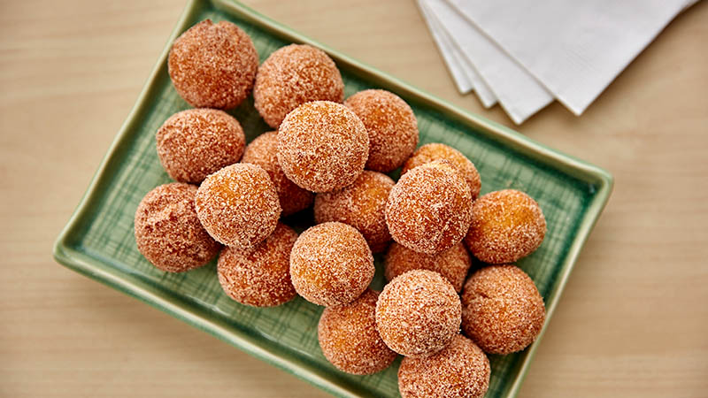 Sugared doughnut holes