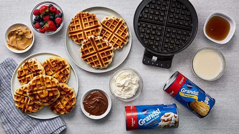 How to Make a Ridiculously Easy Waffle Bar Pillsbury