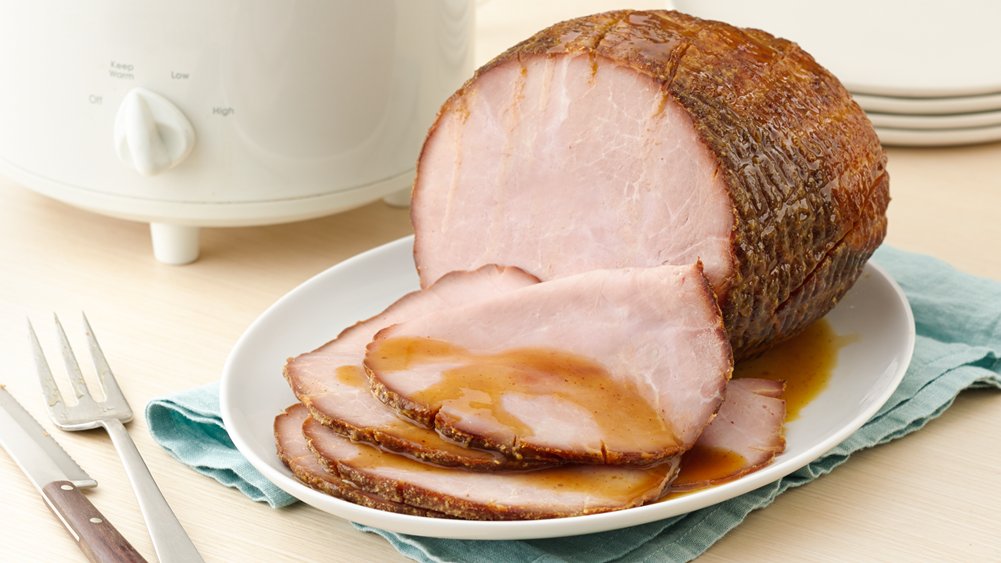 Slow Cooker Maple Brown Sugar Ham