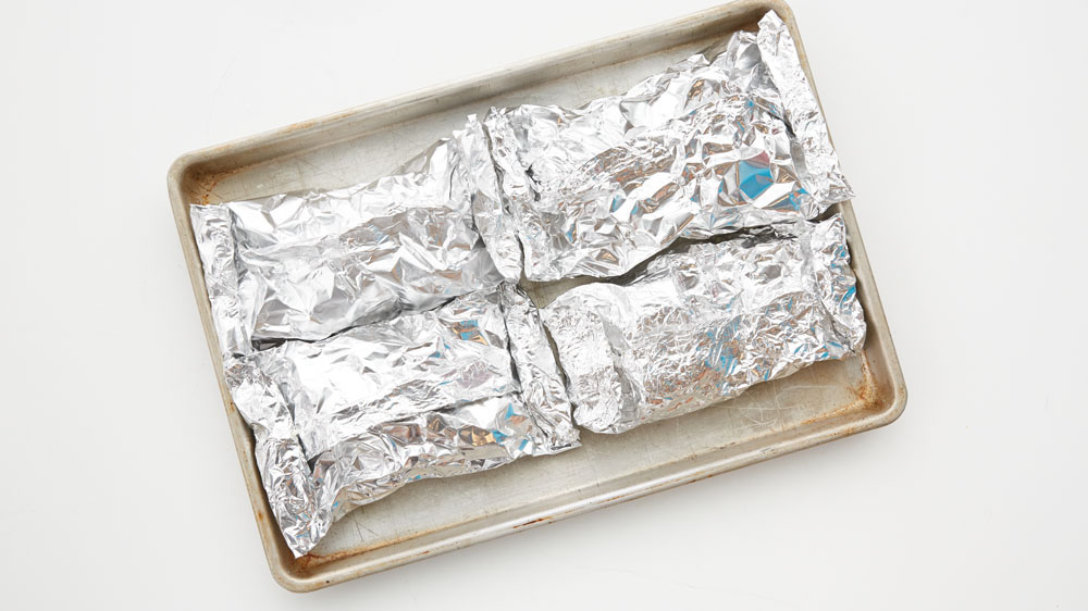 Pork chop foil packets