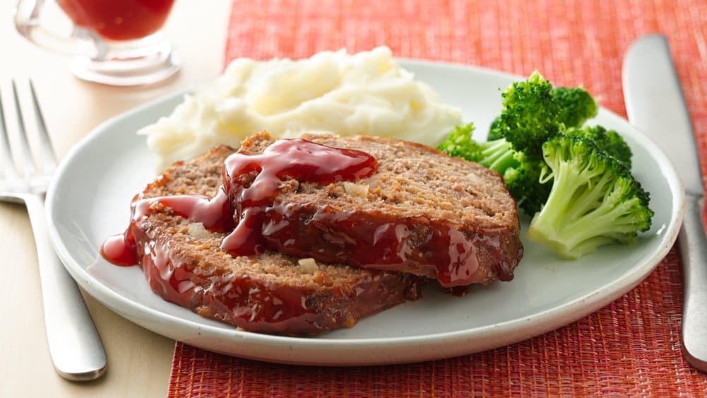 Home-Style Meatloaf with Maple Glaze 