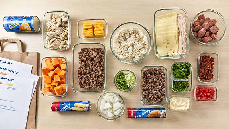 Meal prep sales grocery list