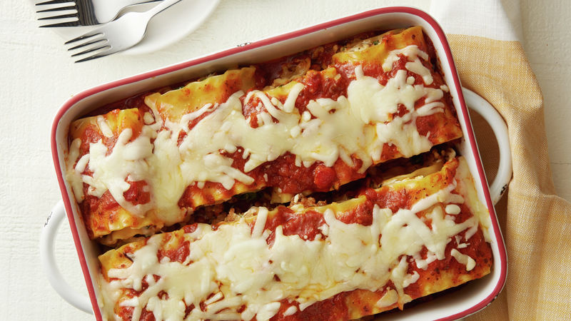 Freezer-Friendly Sausage Lasagna Rolls