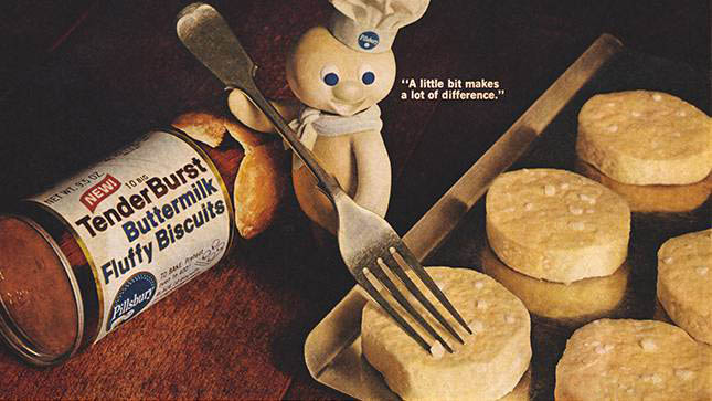 Pillsbury Doughboy and buttermilk biscuits