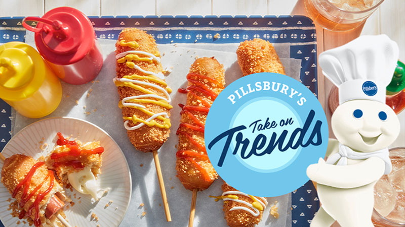Pillsbury's Take on Trends - The Pillsbury Doughboy - Cheesy Fried Crescent Dogs