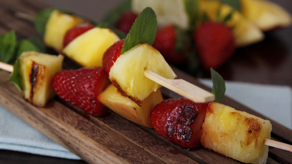 Grilled Fruit Kabobs