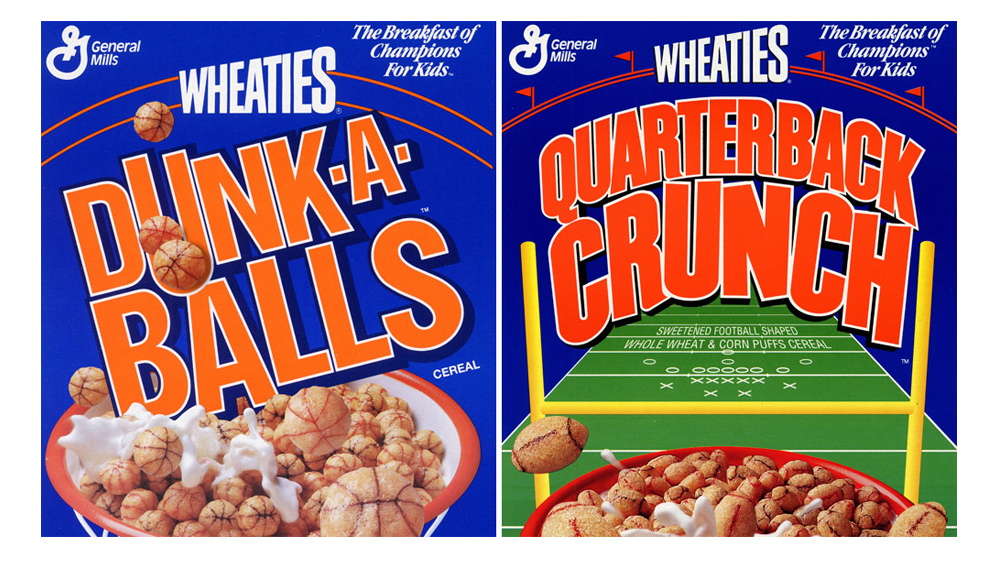 Wheaties Dunk-a-Balls + Quarterback Crunch 