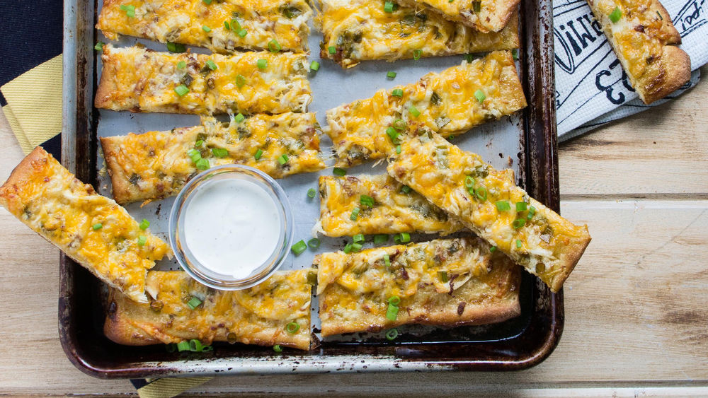 Chicken-Bacon-Ranch Pizza Sticks