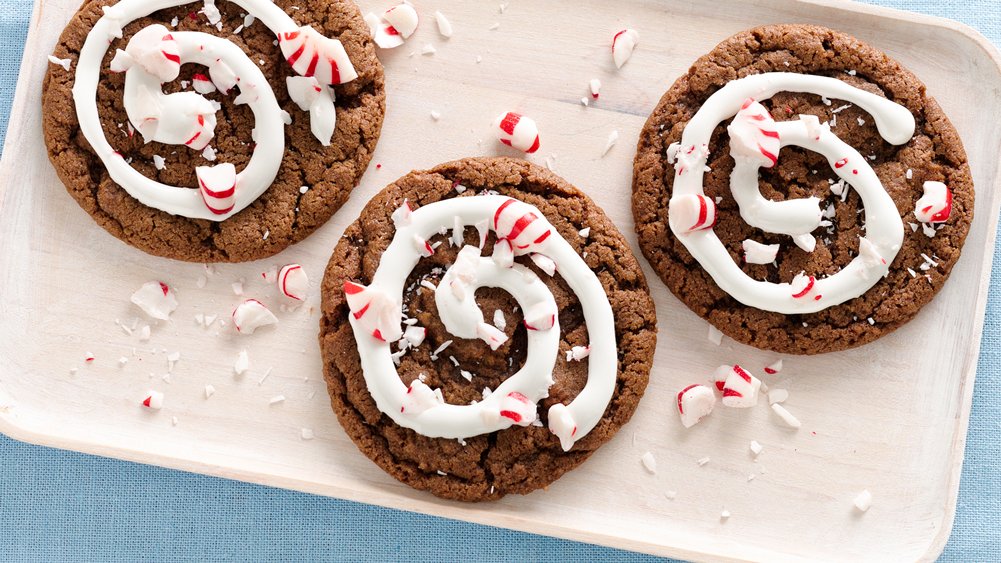 Peppermint Hot Cocoa Cookies