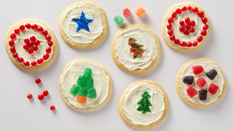 Frosted Decorated Cookies