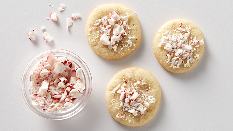 Crushed Peppermint Cookies