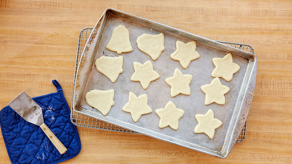 Cookies on a cookie sheet