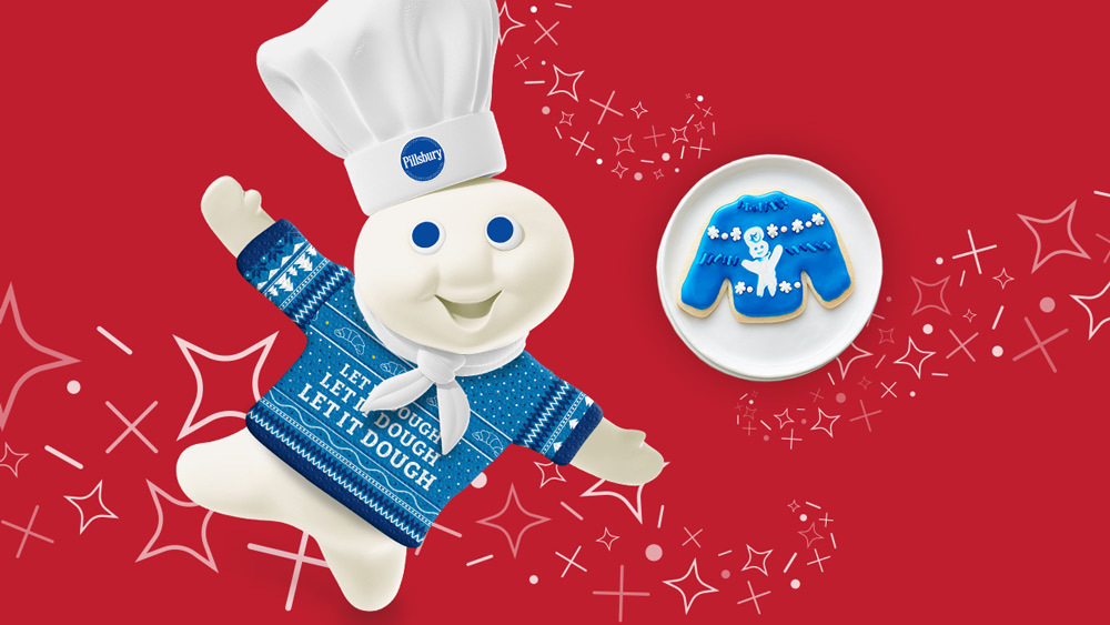 Pillsbury ugly sweater top