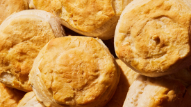 A group of biscuits