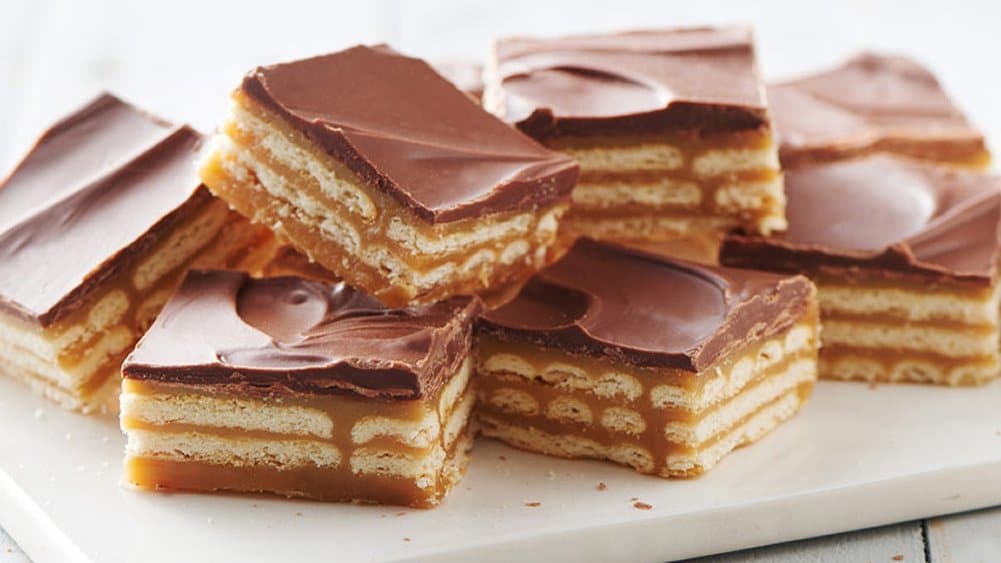 Triple Layer Toffee Bars