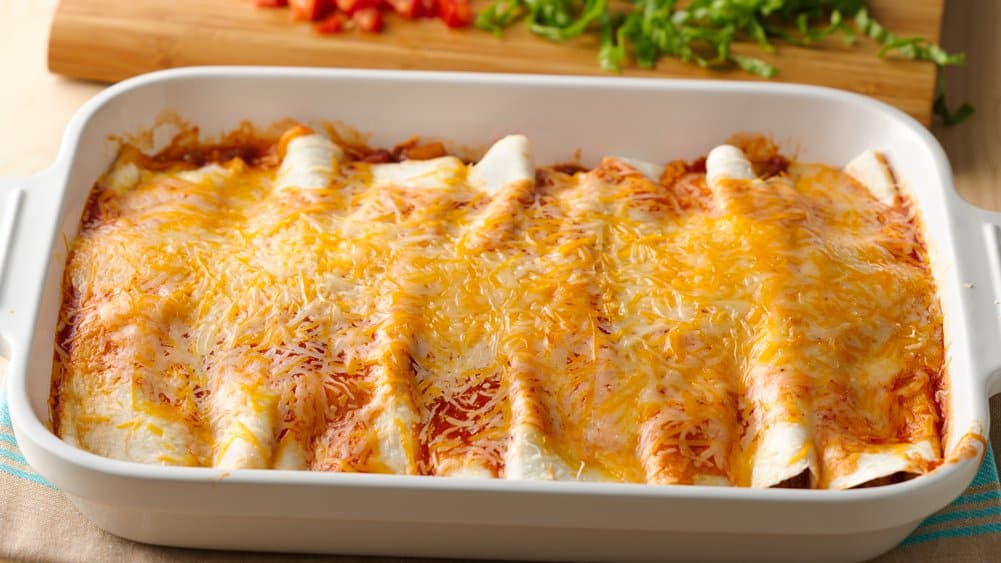 5-Ingredient Beef Enchilada Casserole