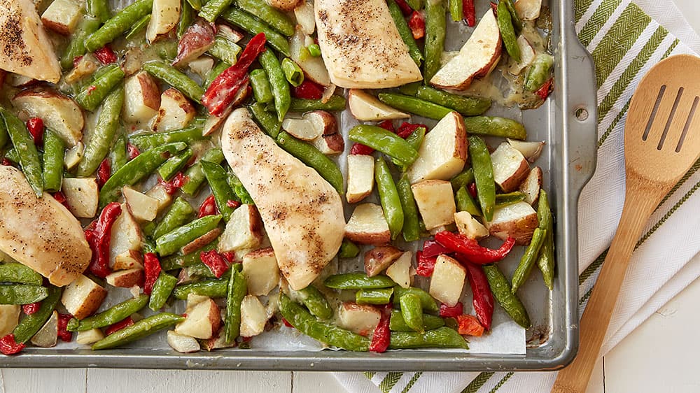 Chicken and Vegetables Sheet Pan Meal