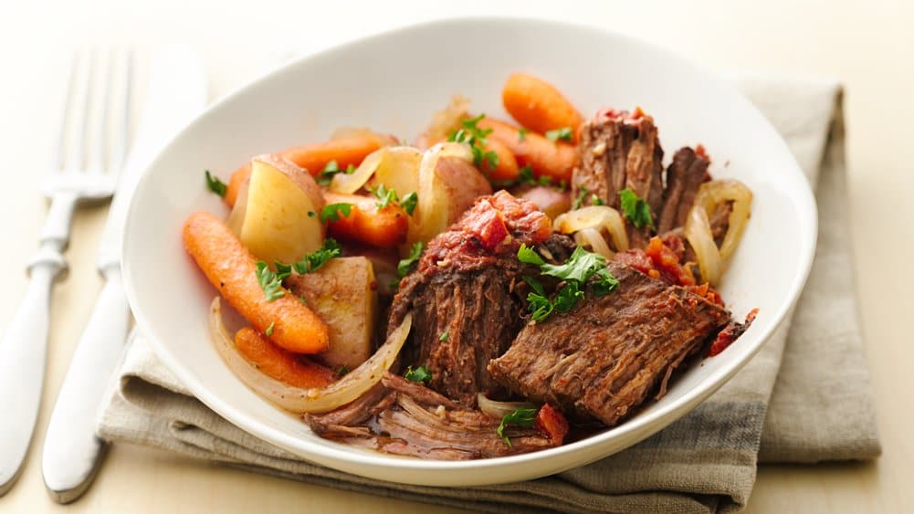 Easy Slow-Cooker Fire Roasted Pot Roast