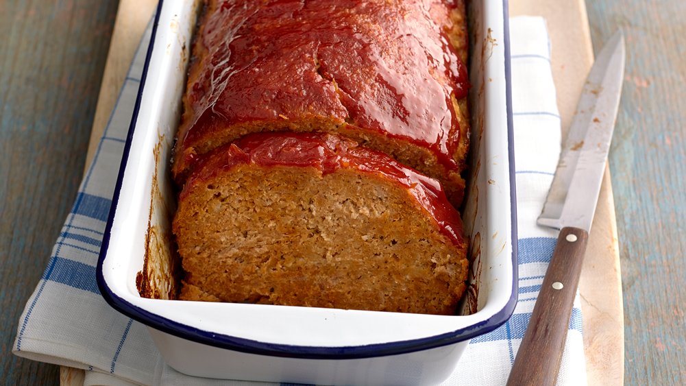 Meatloaf in glass pan sale