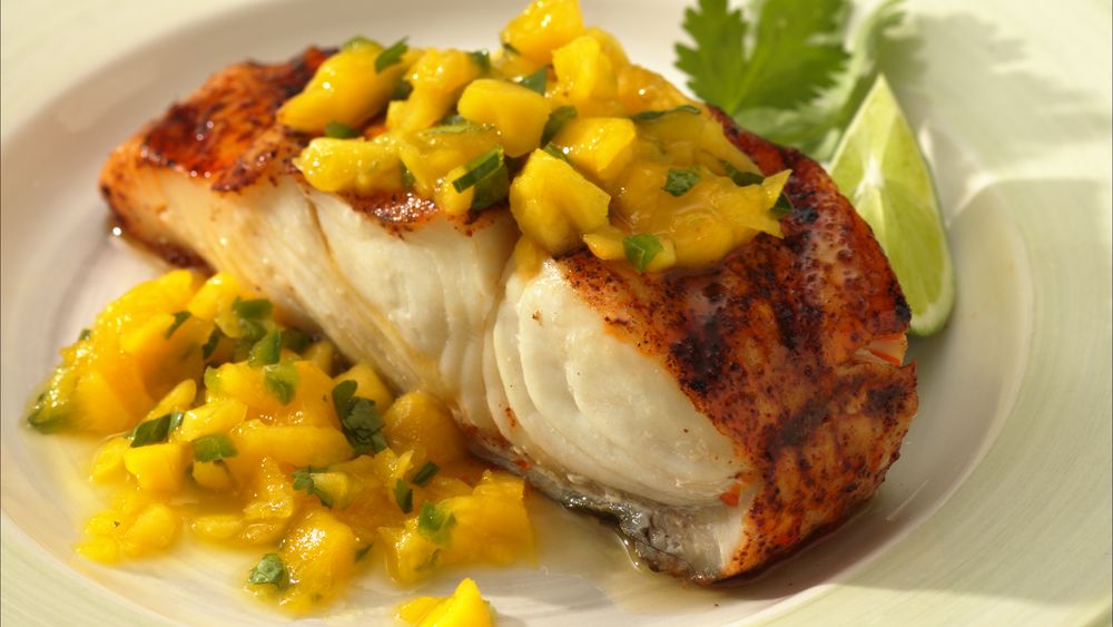 Grilled deals halibut steak