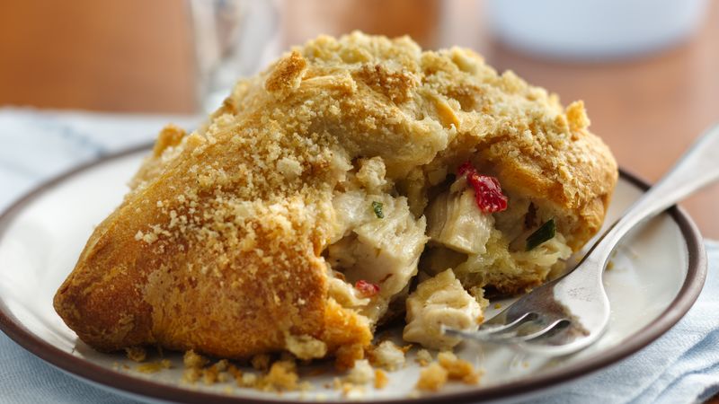 Savory Crescent Chicken Squares