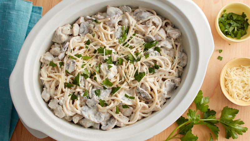 Slow-Cooker Chicken Tetrazzini