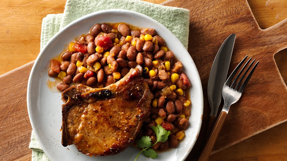 Southwest-Style Slow-Cooker Pork Chops