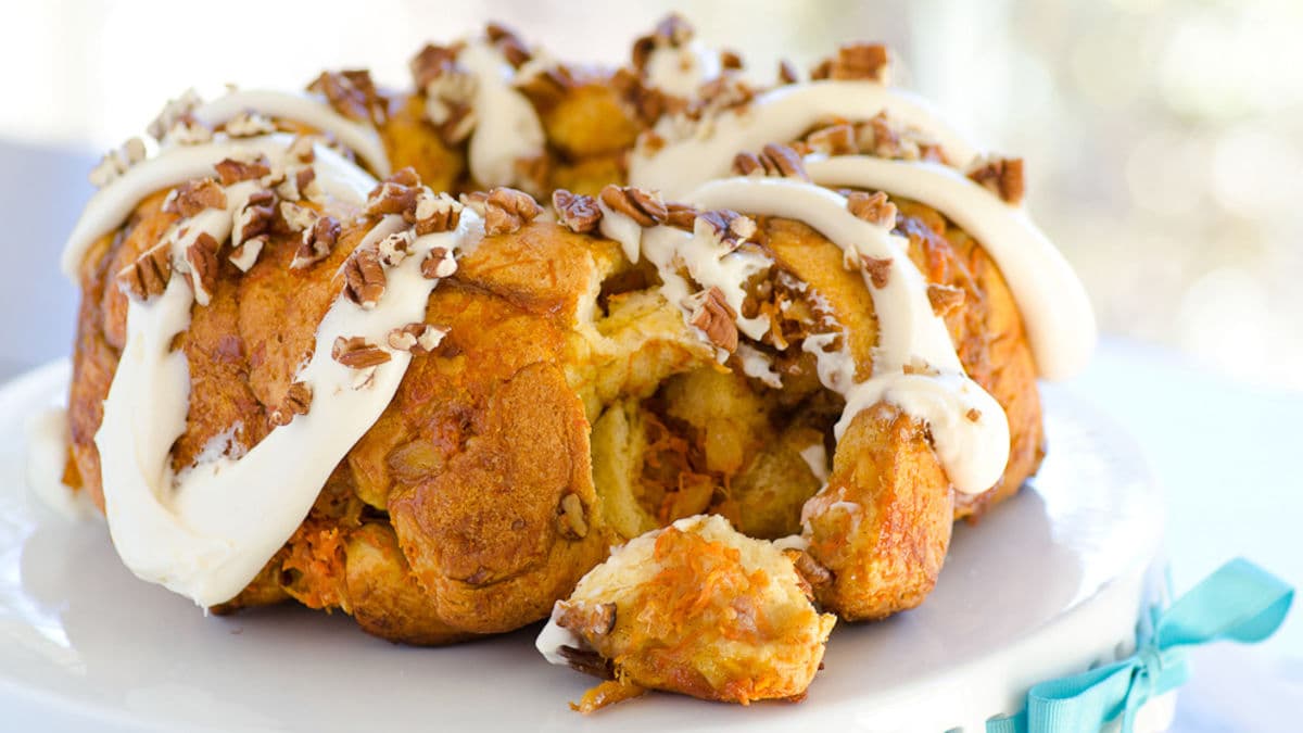 Carrot Cake Monkey Bread